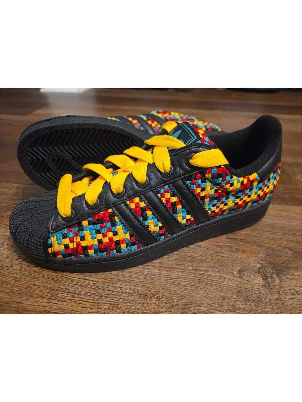 Bob Marley x adidas Superstar II Jamaica Sneakers Men's IH9785 Size 10